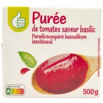 Purée de tomates saveur basilic 500g