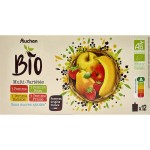 Gourdes purée de fruits multivariétés pomme poire banane fraise 12x90g