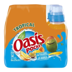 Boisson aux fruits goût tropical bouchon sport 6x25cl