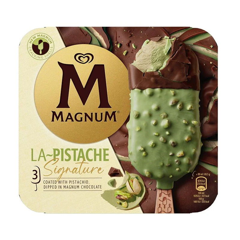 Glace bâtonnet signature pistache 3x90ml