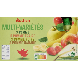 Gourdes multivariétés allégée en sucres sans conservateur 12x90g