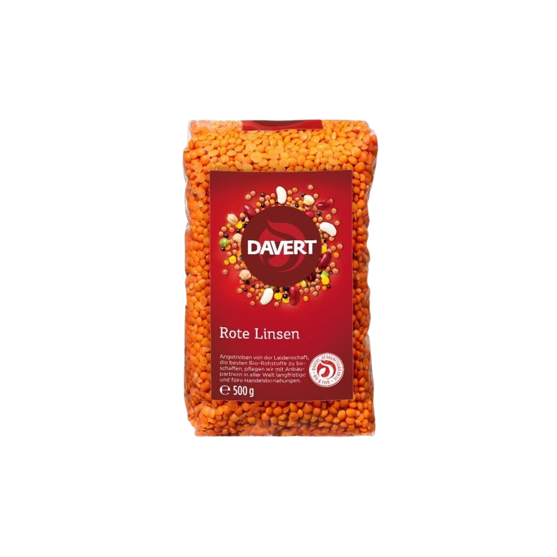 Bio Lentilles Rouge 500g