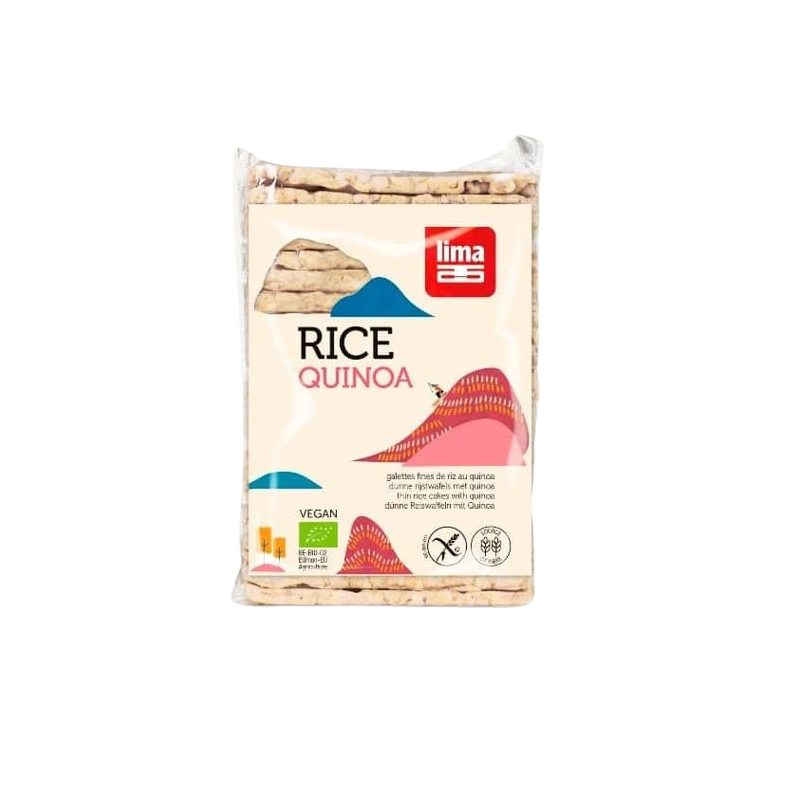 Galettes fines de riz et quinoa bio vegan 130g