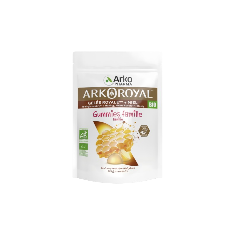 Arkoroyal famille bio 60 gummies