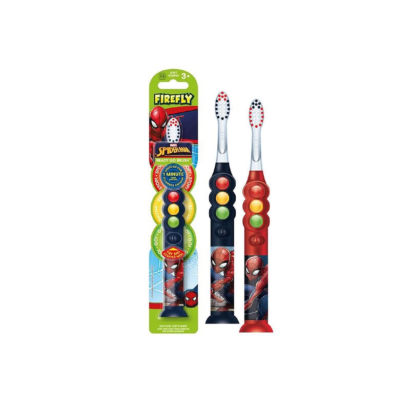 Brosse à dents manuelle avec minuterie Spiderman coloris aléatoire x1