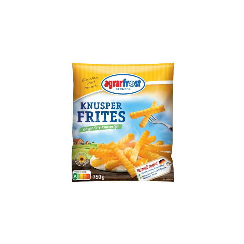 Frites ondulées croustillantes 750g