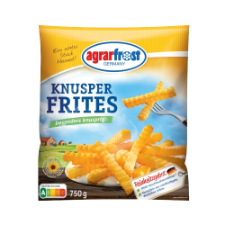Frites ondulées croustillantes 750g