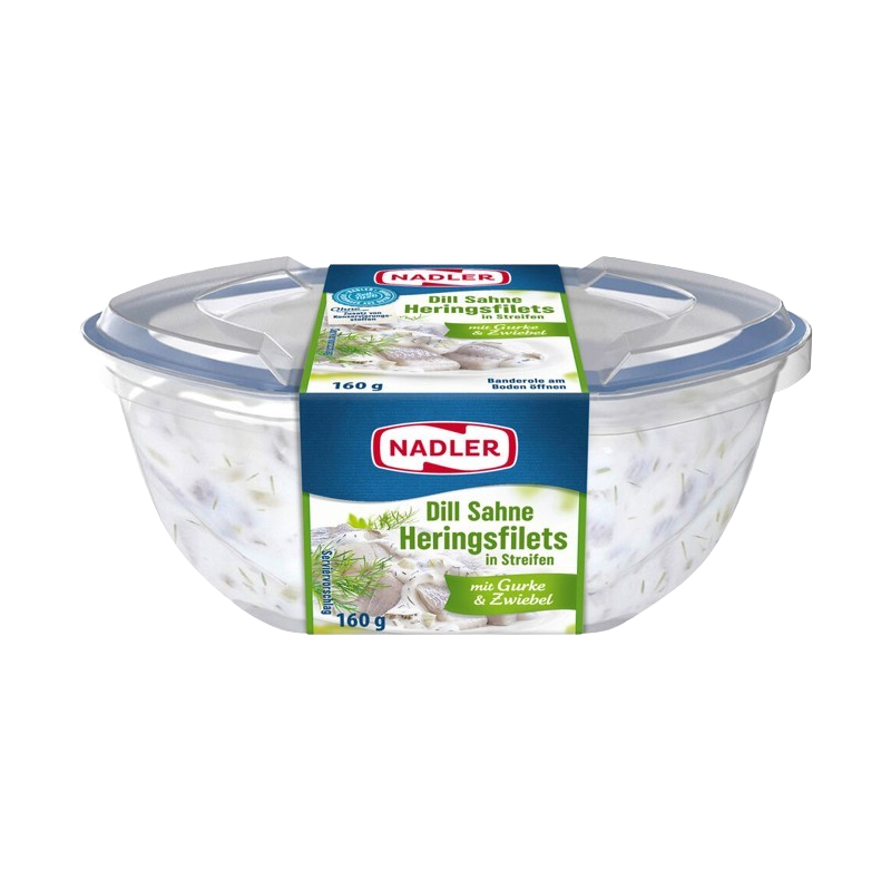 Filets de hareng aneth concombre oignon 160g