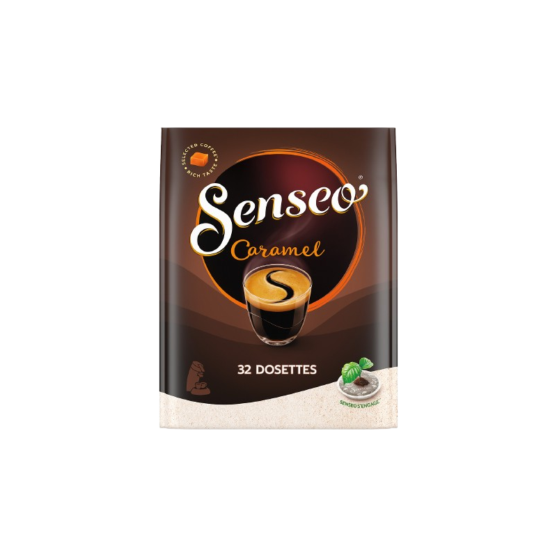 Dosettes de café au caramel x32