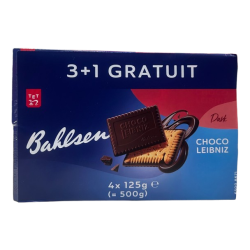 Petit beurre nappés chocolat au lait 4x125g dont 1 gratuit