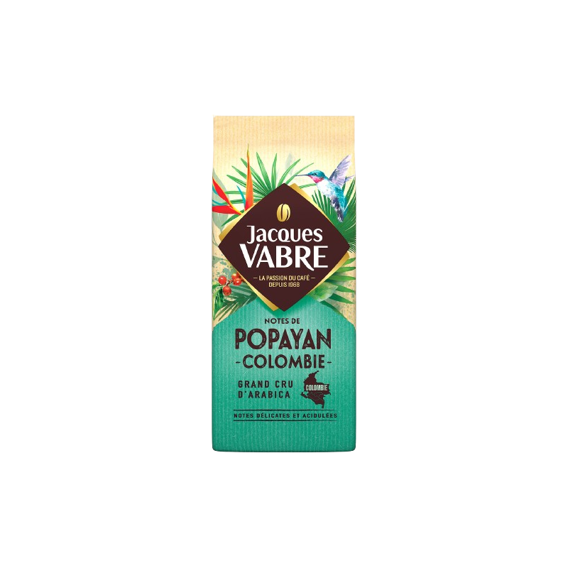 Café moulu pur arabica de Popayan Colombie 250g
