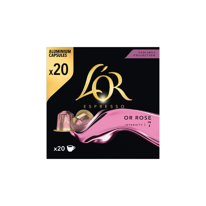 Espresso or rose intensité 7 capsule x20
