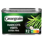 Haricots verts extra fins cueillis main 220g