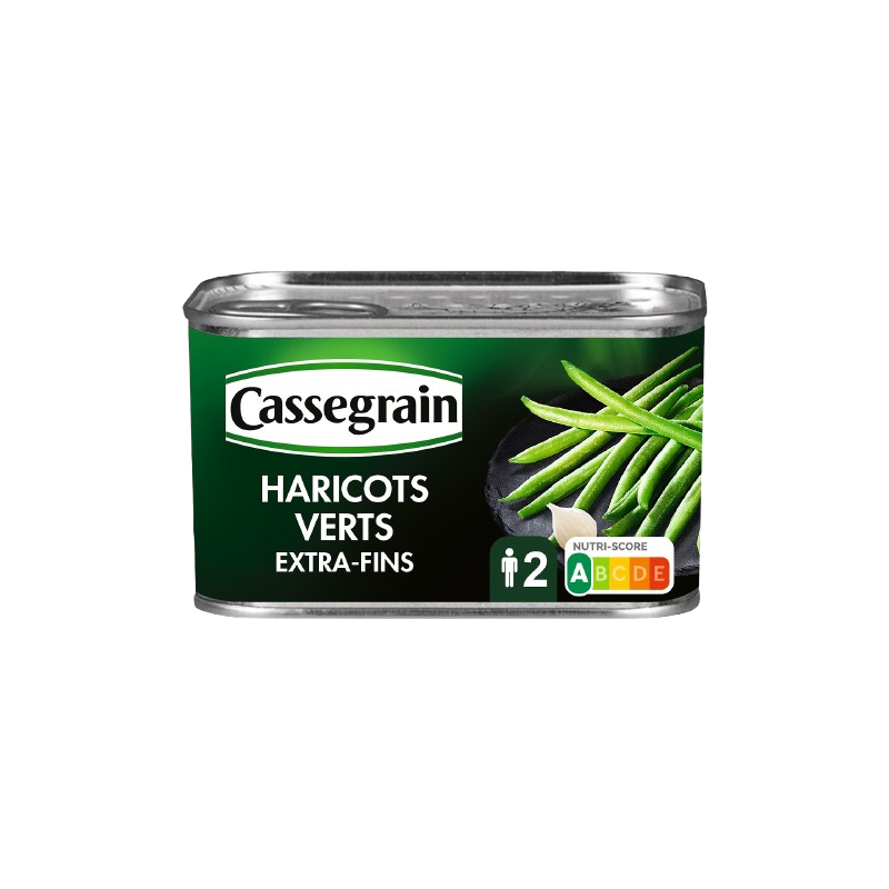 Haricots verts extra fins cueillis main 220g