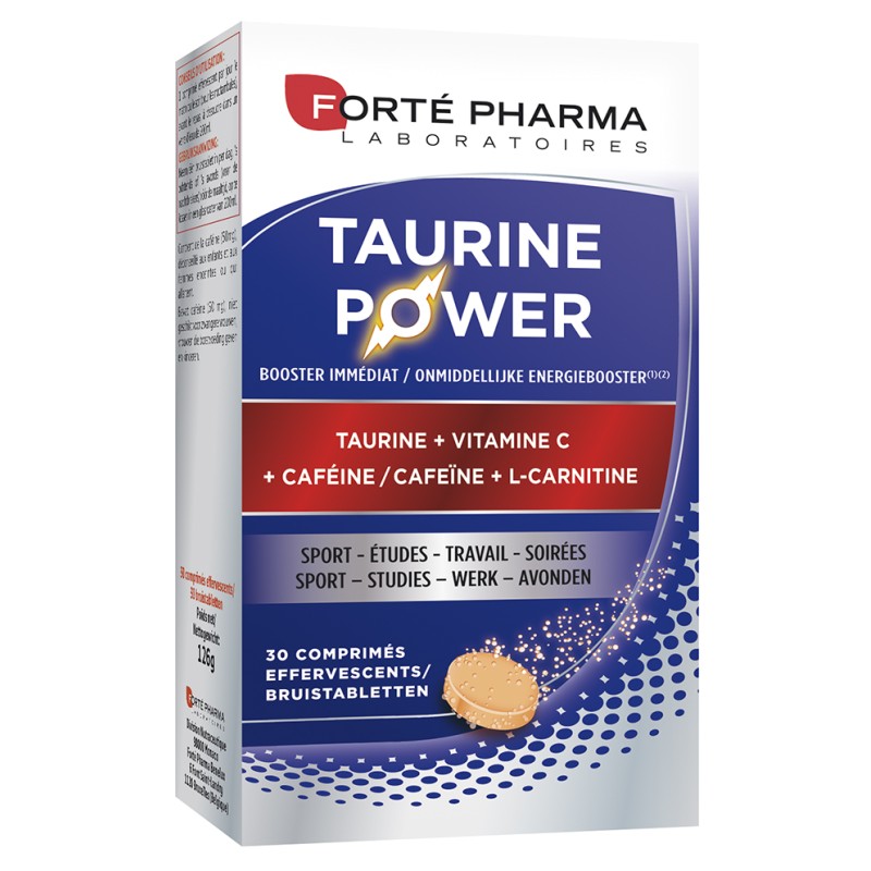 Taurine power comprimés effervescents x30