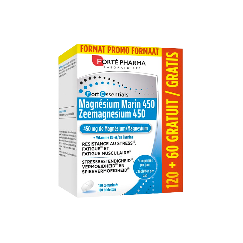 Magnésium marin 450 promo 180 comprimés