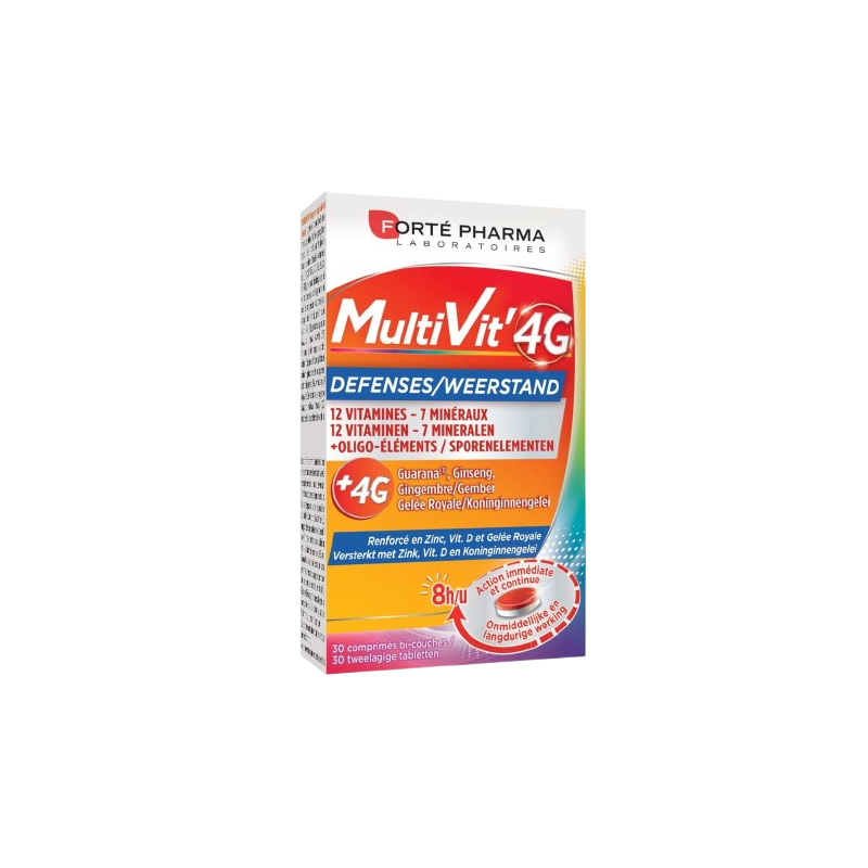 Multivit 4g défenses 30 comprimés