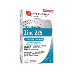 Zinc 225 60 comprimés