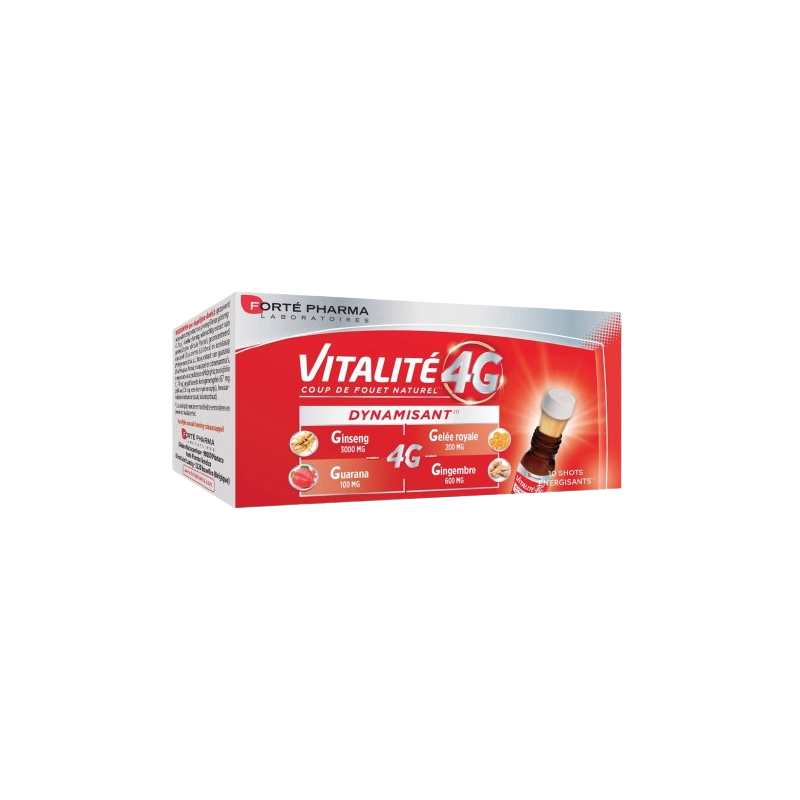 Vitalité 4g shots dynamisant 10 ampoules