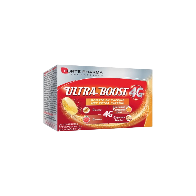 Ultra boost 4g caféine comprimés effervescents x20