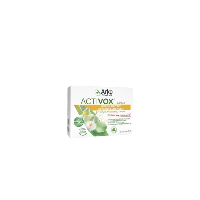 Activox pastilles menthe eucalyptus 24 pastilles