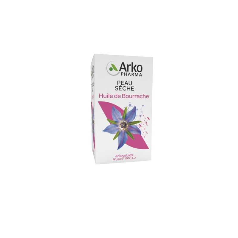 Arkogelules huile de bourrache 180 gélules