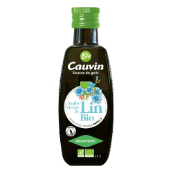 Huile vierge de lin bio 25cl