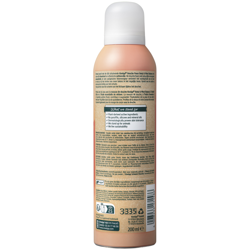 Mousse de douche body & mind balance 200ml