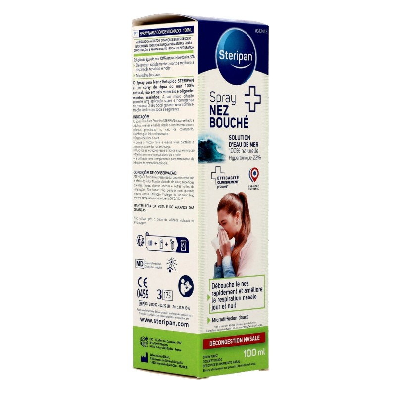 Spray nasal nez bouche 100ml