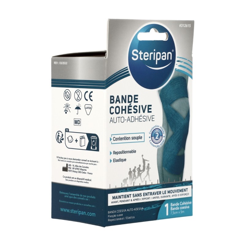 Bande cohesive 7.5 cm x 5 m