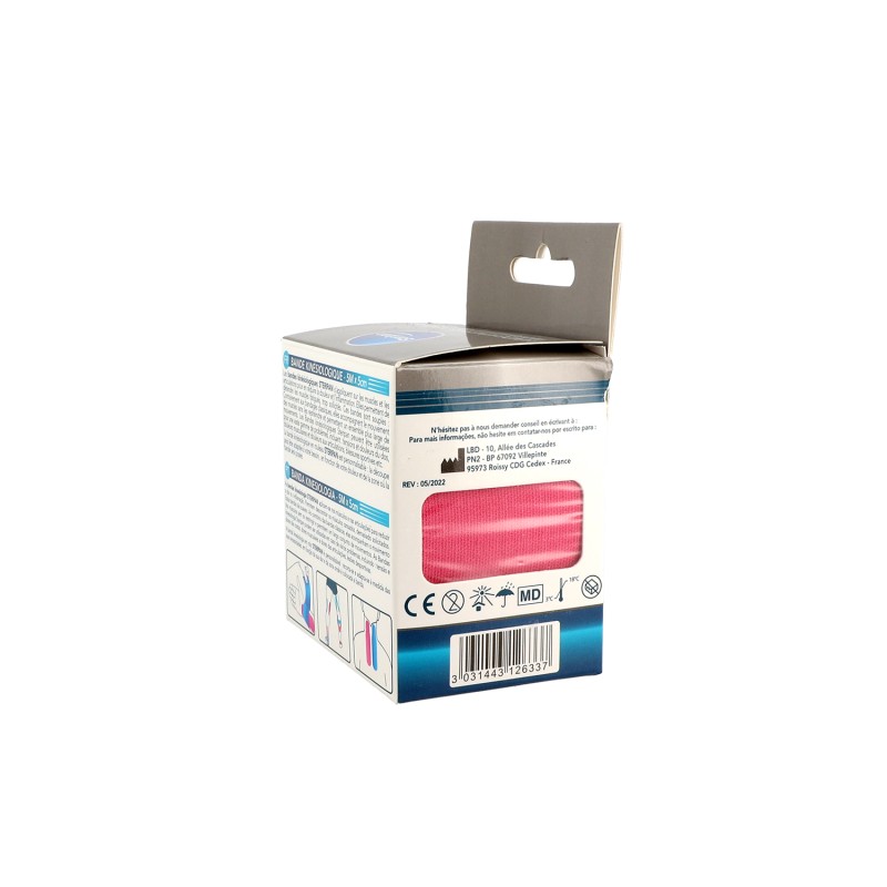 Bande kinesiologique rouleau 5m x 5 cm