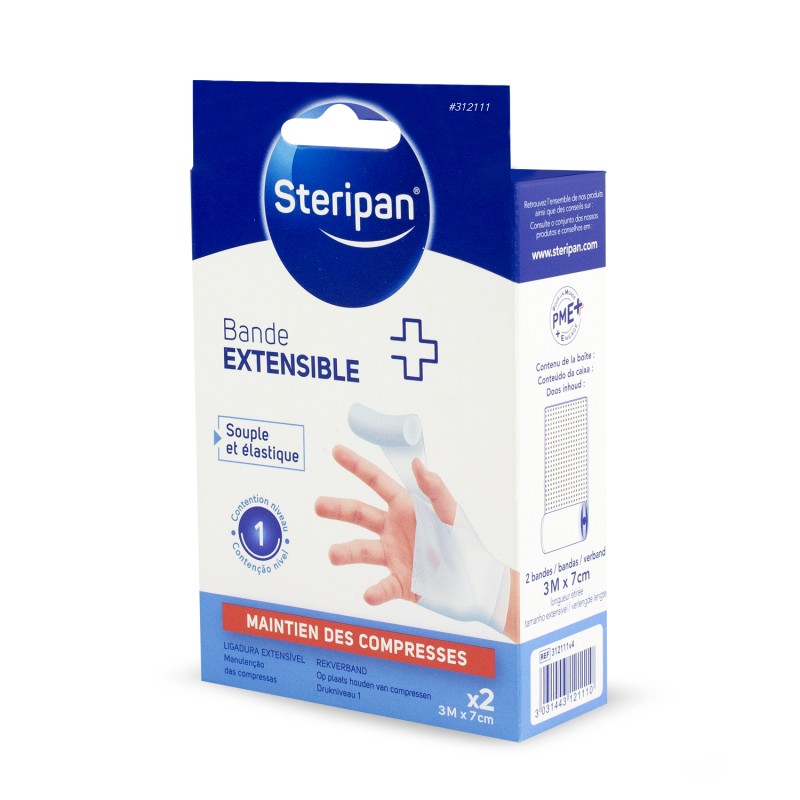 2 bandes extensibles 3 m x 7 cm