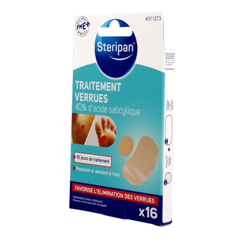 Traitement actif verrues x16