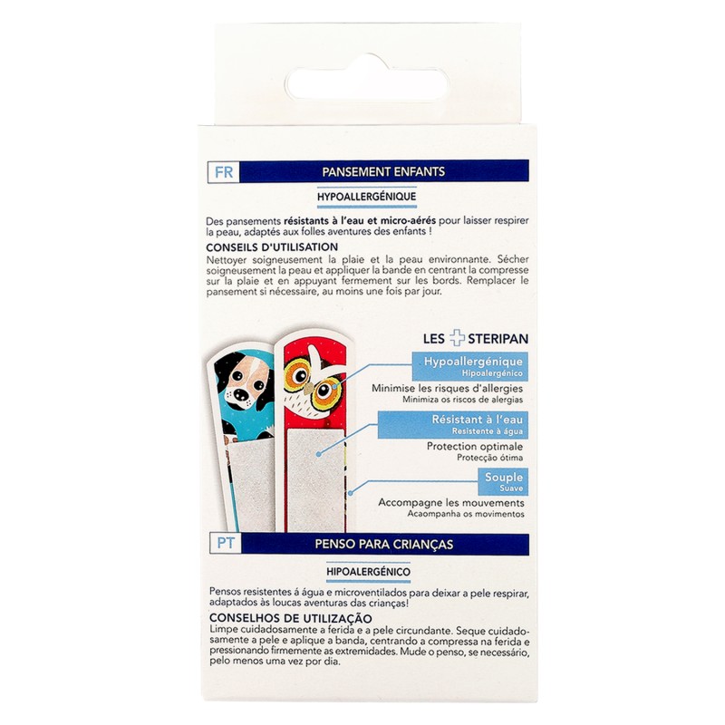 16 pansements lavables enfants