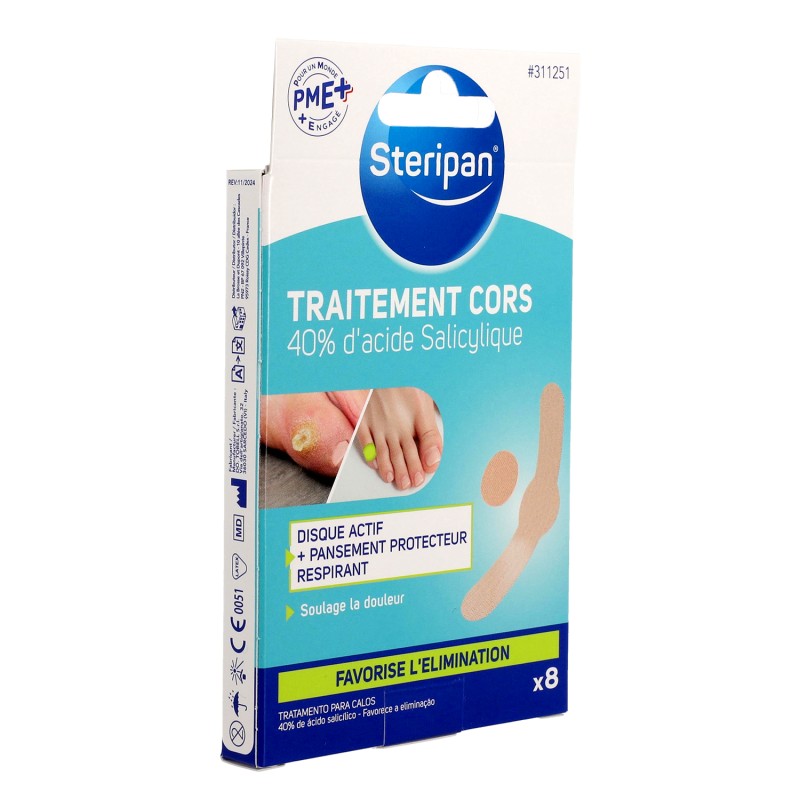 Soin cors acide salicylique x8