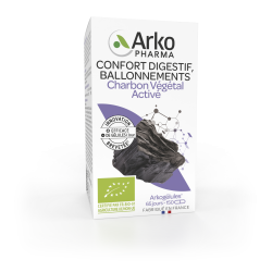 Arkogelules charbon vegetal bio 150 gélules