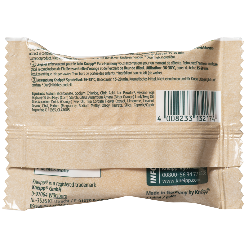 Galet de bain effervescent pure harmony 80g