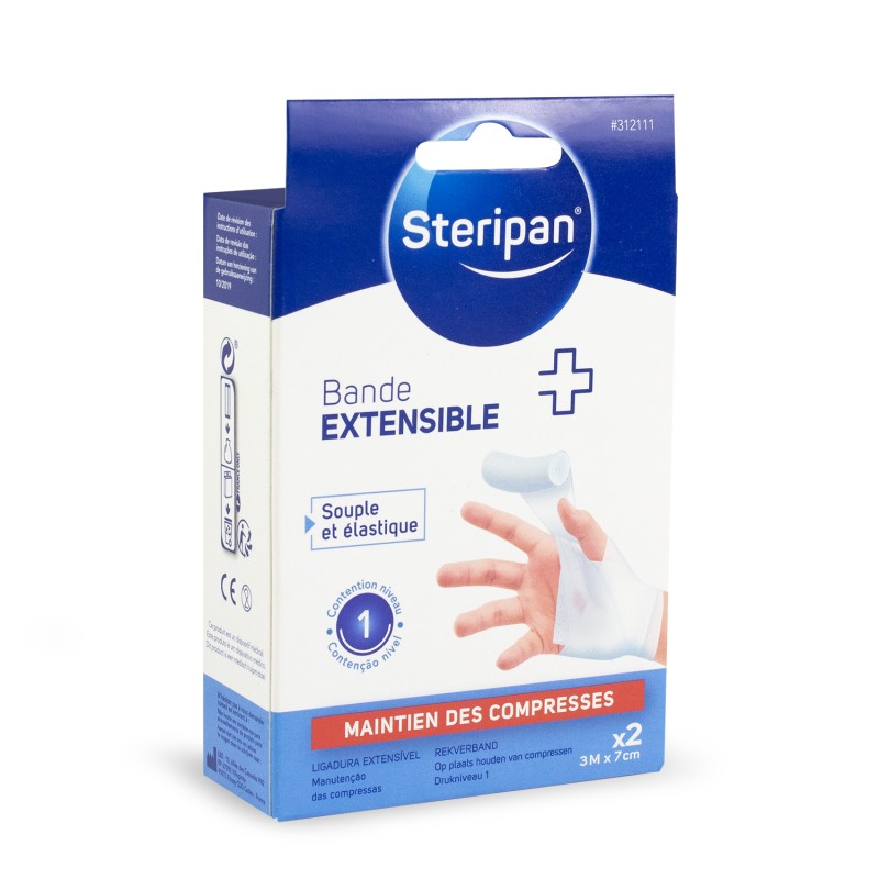 2 bandes extensibles 3 m x 7 cm