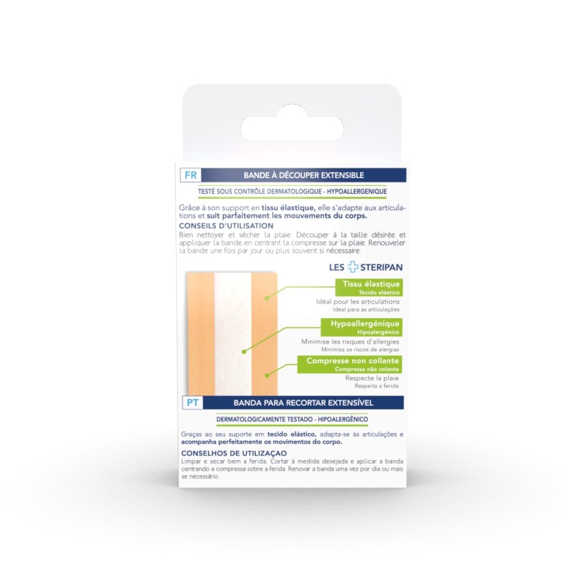 10 bandes a decouper extensibles 10 x 6 cm