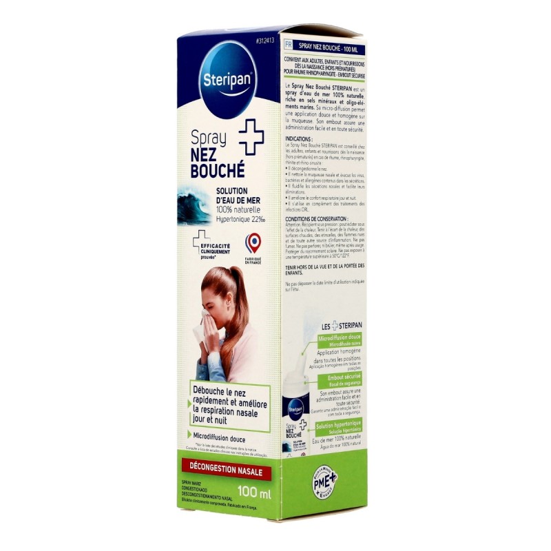 Spray nasal nez bouche 100ml