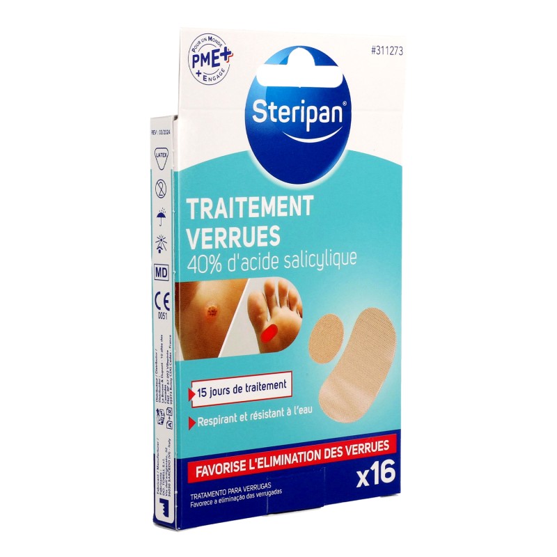 Traitement actif verrues x16