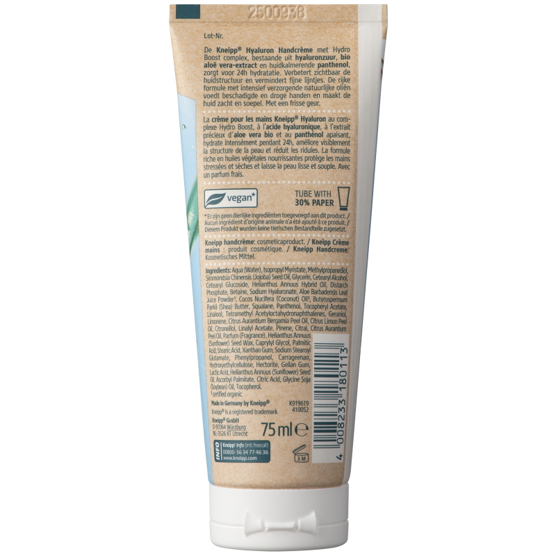 Creme mains hyaluron 75ml