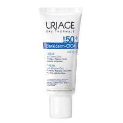 Bariéderm cica crème spf50+ au cuivre zinc 40ml