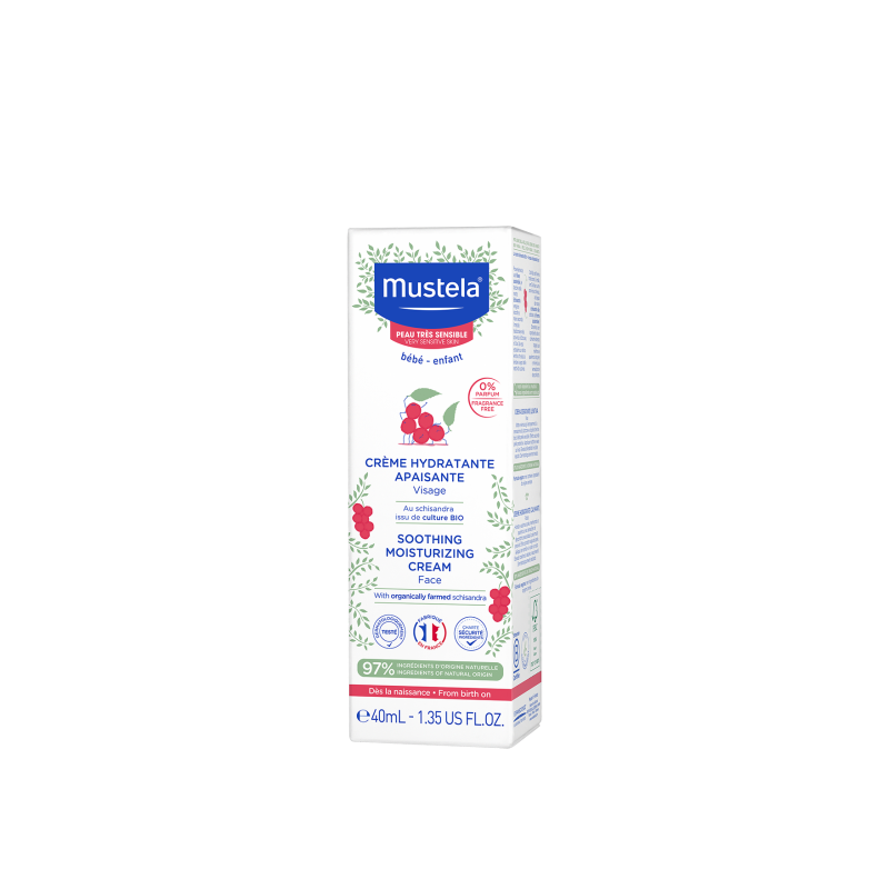 Crème hydratante apaisante peau très sèche 40ml