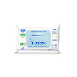 Lingettes nettoyantes compostables sans parfum​ x60