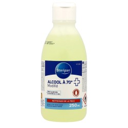 Alcool modifié à 70° 250ml flacon incassable