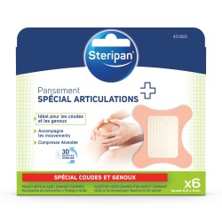 6 pansements articulation grand format