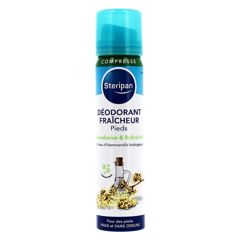 Déodorant fraicheur pieds compressé 75ml