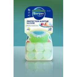 Protections auditives silicone impermeables 3 paires
