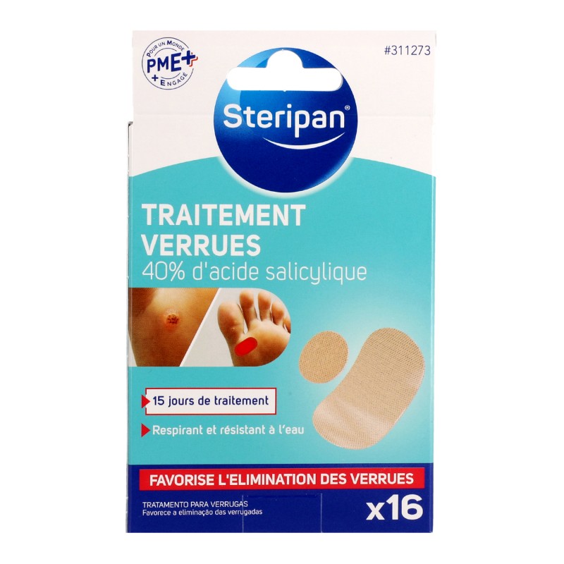 Traitement actif verrues x16